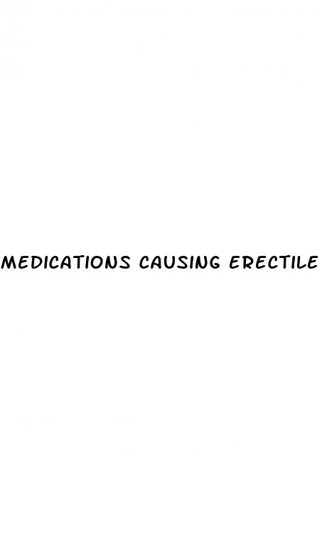 medications causing erectile dysfunction