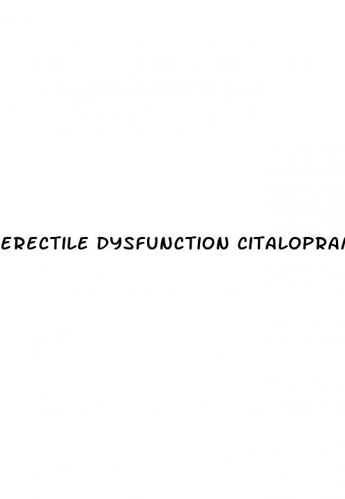 erectile dysfunction citalopram