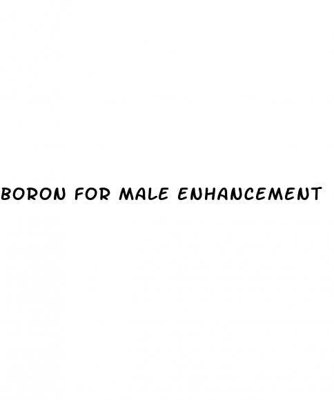 boron for male enhancement