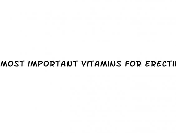 most important vitamins for erectile dysfunction