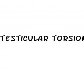 testicular torsion erectile dysfunction