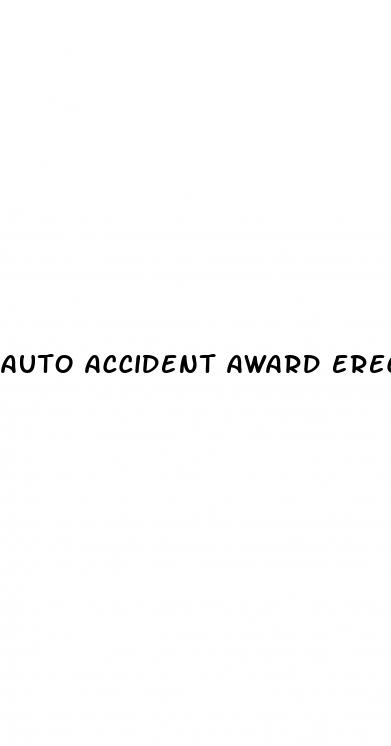 auto accident award erectile dysfunction