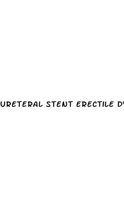 ureteral stent erectile dysfunction