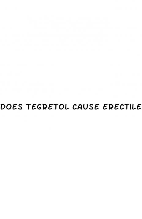 does tegretol cause erectile dysfunction