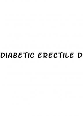 diabetic erectile dysfunction