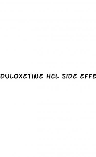 duloxetine hcl side effects erectile dysfunction