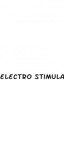 electro stimulation erectile dysfunction