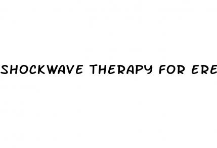 shockwave therapy for erectile dysfunction in haynes bridge