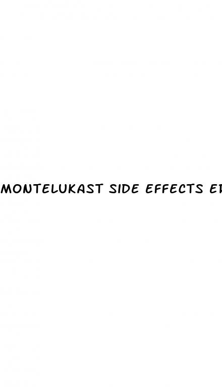 montelukast side effects erectile dysfunction