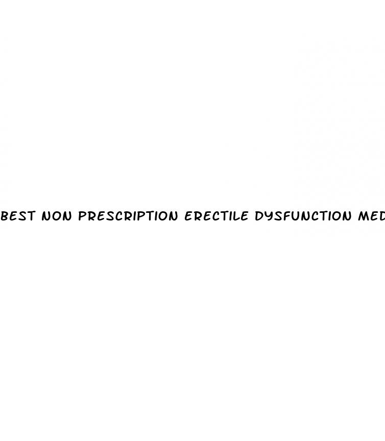 best non prescription erectile dysfunction medication