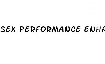 sex performance enhancement pills