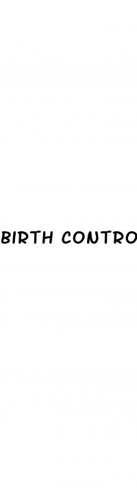 birth control sex pills