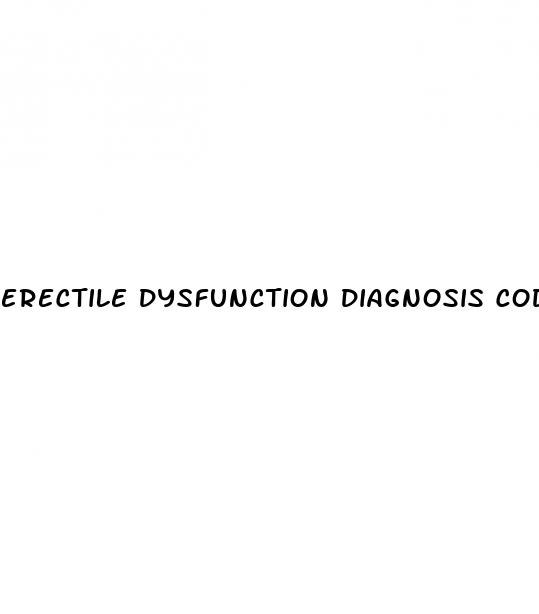 erectile dysfunction diagnosis code