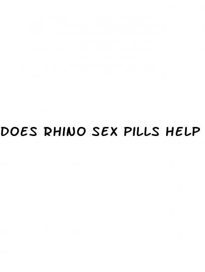 does rhino sex pills help