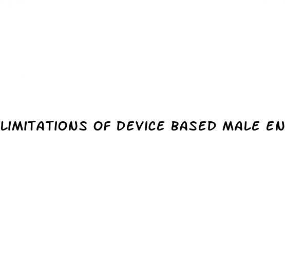 limitations of device based male enhancement training