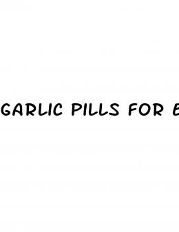 garlic pills for erectile dysfunction