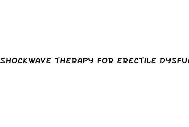 shockwave therapy for erectile dysfunction near me