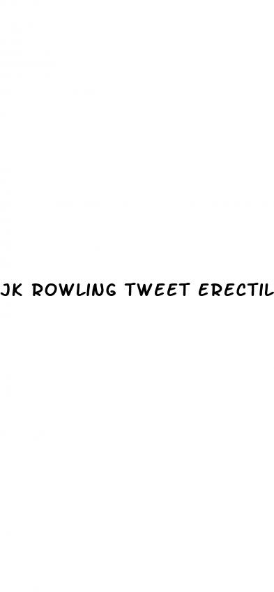 jk rowling tweet erectile dysfunction