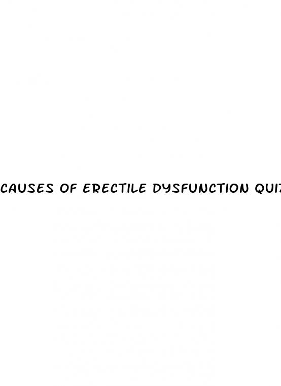 causes of erectile dysfunction quizlet