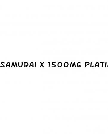 samurai x 1500mg platinum male sexual enhancer pill