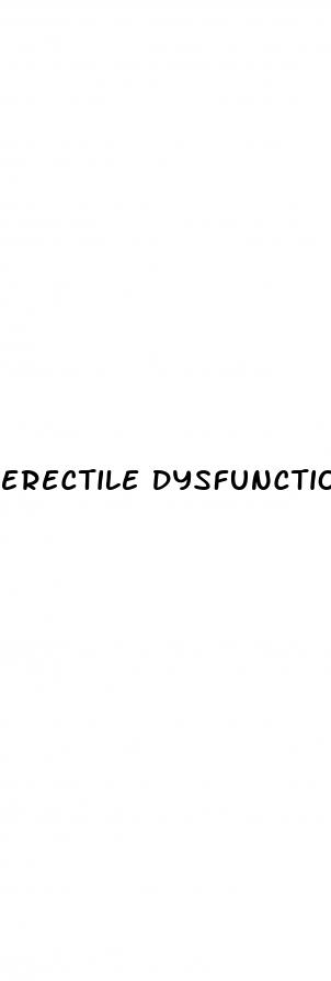 erectile dysfunction be reversed