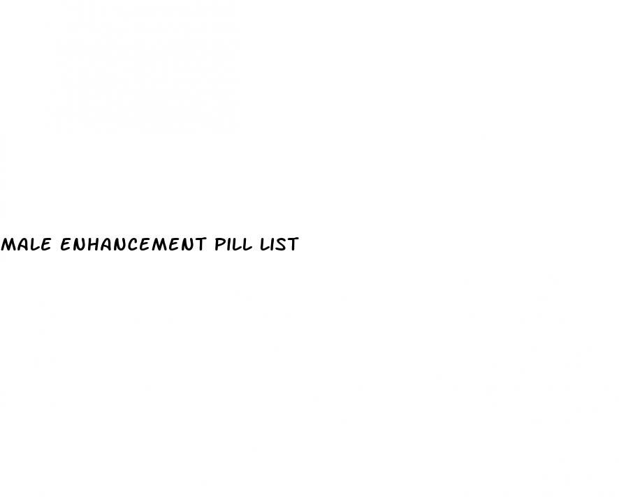 male enhancement pill list