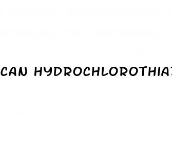 can hydrochlorothiazide cause erectile dysfunction