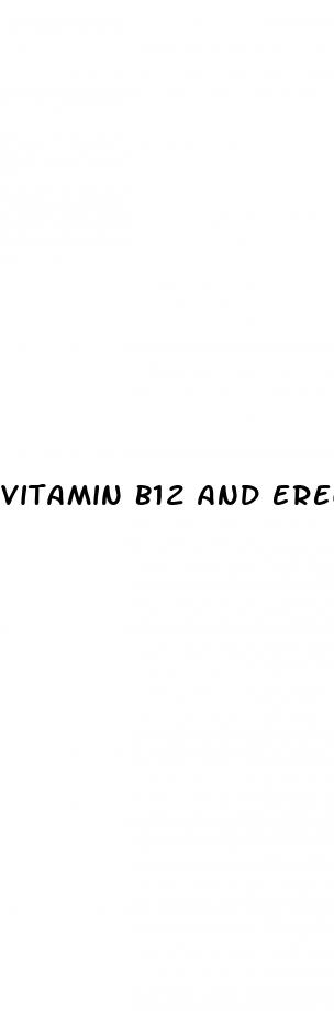 vitamin b12 and erectile dysfunction