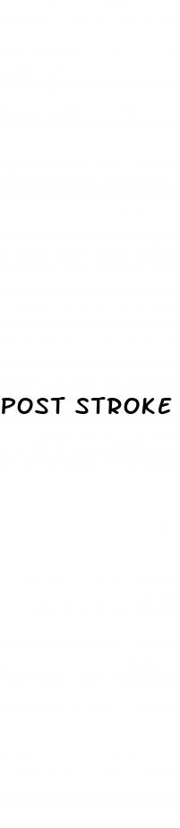 post stroke erectile dysfunction