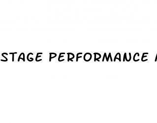 stage performance male enhancement