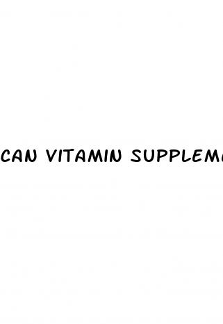 can vitamin supplements cause erectile dysfunction