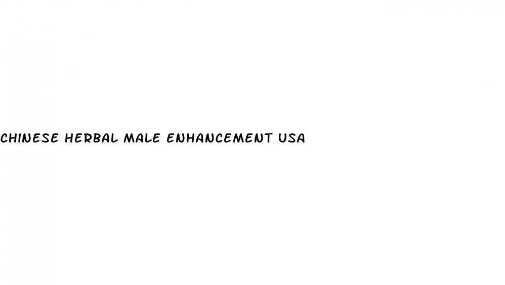 chinese herbal male enhancement usa