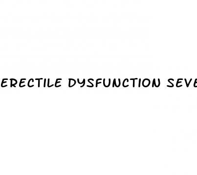 erectile dysfunction severity index