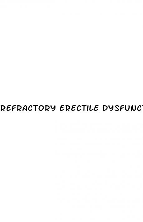 refractory erectile dysfunction icd 10