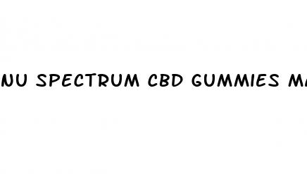 nu spectrum cbd gummies male enhancement