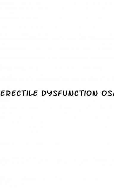 erectile dysfunction osmosis