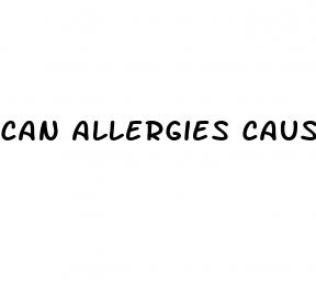 can allergies cause erectile dysfunction