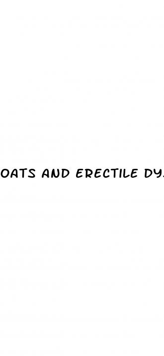 oats and erectile dysfunction