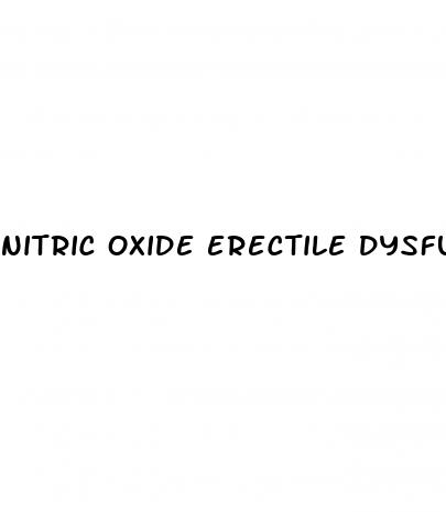 nitric oxide erectile dysfunction reddit