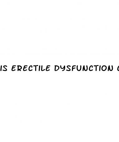 is erectile dysfunction considered a disability