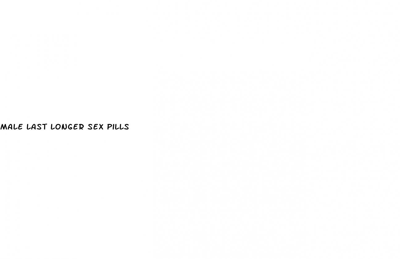 male last longer sex pills