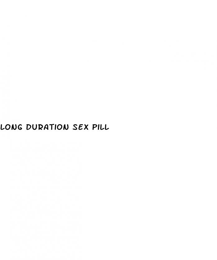 long duration sex pill