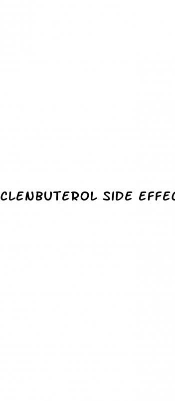 clenbuterol side effects erectile dysfunction