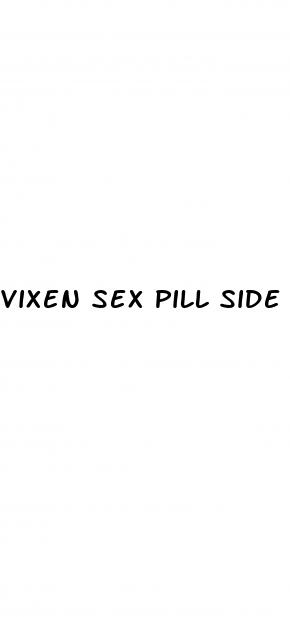 vixen sex pill side effects