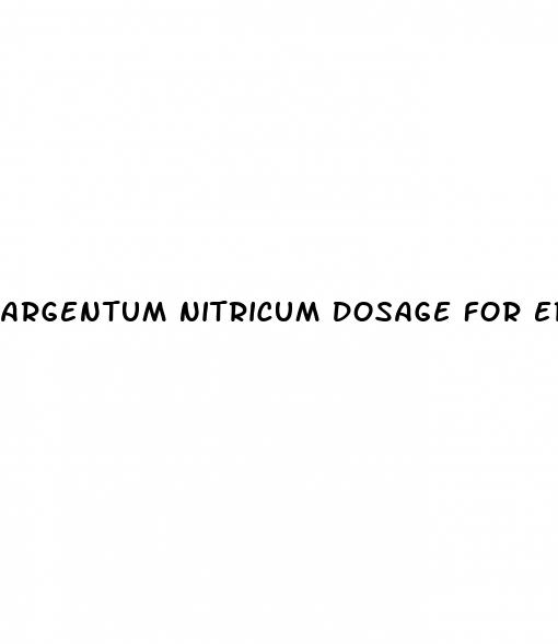 argentum nitricum dosage for erectile dysfunction