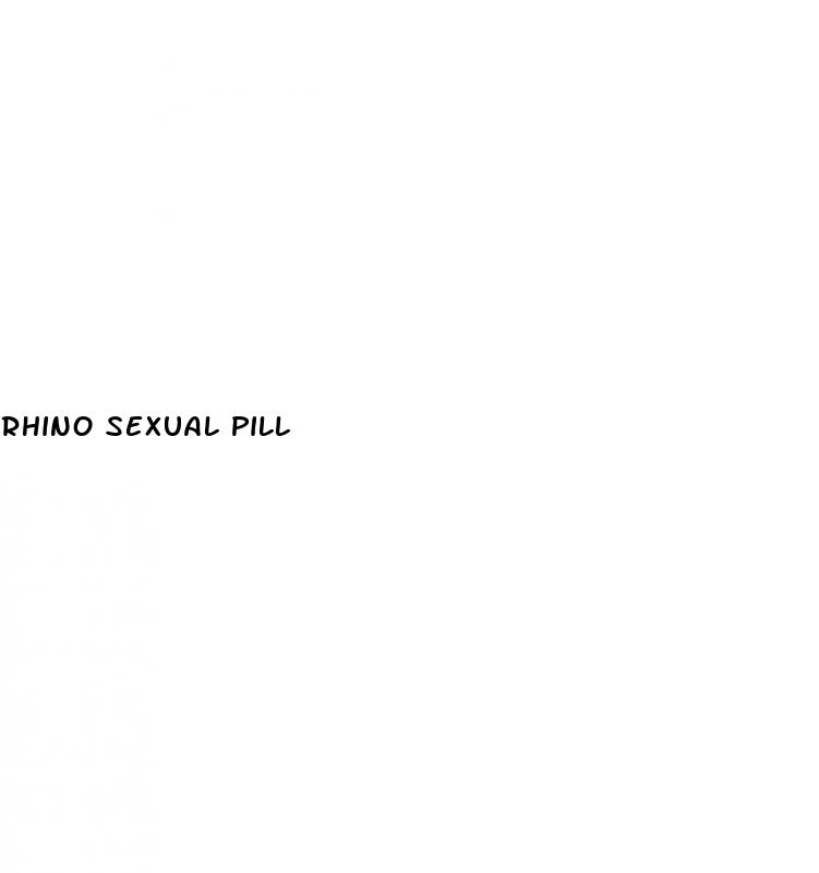 rhino sexual pill