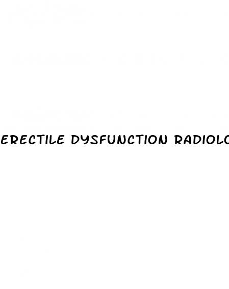 erectile dysfunction radiology