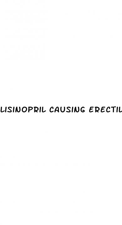 lisinopril causing erectile dysfunction