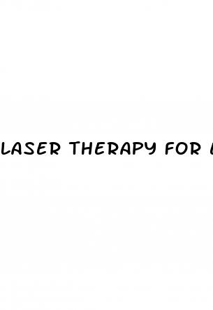 laser therapy for erectile dysfunction