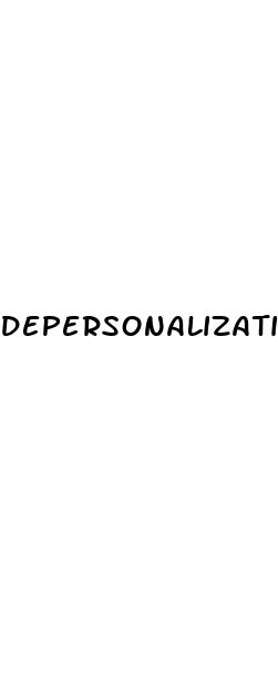 depersonalization erectile dysfunction